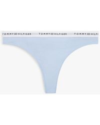 Tommy Hilfiger - Repeat Logo Waistband Thong - Lyst