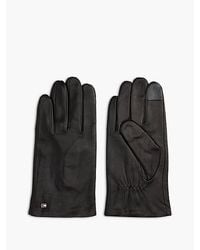 Tommy Hilfiger - Hilfiger Flag Leather Gloves - Lyst