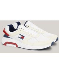 Tommy Hilfiger - Suede Logo Runner Trainers - Lyst