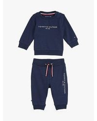 Tommy Hilfiger - Essential Logo Sweatshirt And Joggers Set - Lyst