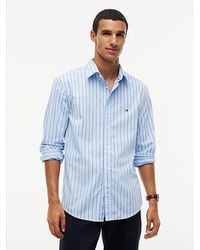 Tommy Hilfiger - Th Flex Regular Fit Stripe Shirt - Lyst