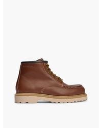 Tommy Hilfiger - Tommy Jeans Archive Leather Lace Up Mid Boots - Lyst