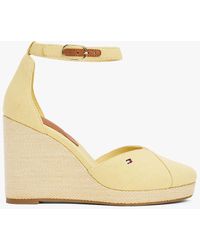 Tommy Hilfiger - Espadrilles Compensées À Bride Cheville - Lyst