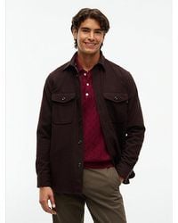 Tommy Hilfiger - Relaxed Fit Wool Blend Shirt - Lyst