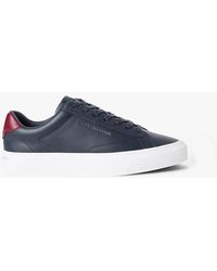 Tommy Hilfiger - Premium Leather Cupsole Trainers - Lyst