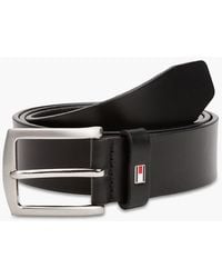 Tommy Hilfiger - Cintura Denton Con Bandierina Sul Passante - Lyst