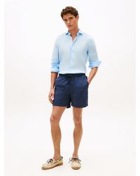 Tommy Hilfiger - Dover Seersucker Madras Check Regular Fit Chino Shorts - Lyst