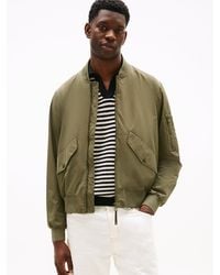 Tommy Hilfiger - Packable Water Repellent Relaxed Bomber Jacket - Lyst