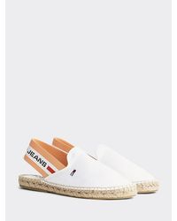 Tommy Hilfiger Slingback Espadrille - Wit