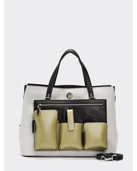 Tommy Hilfiger Charming Handtas Met Monogram - Naturel