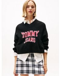 Tommy Hilfiger - Jersey Con Cuello De Pico Y Logo - Lyst