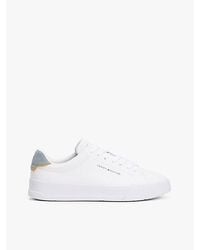 Tommy Hilfiger - Court Sneaker Met Logo En Leren Details - Lyst