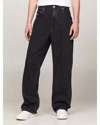Tommy Hilfiger - Aiden Baggy Black Jeans - Lyst