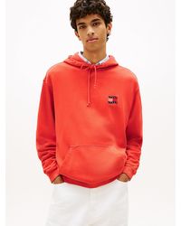 Tommy Hilfiger - Back Logo Wavy Flag Relaxed Hoody - Lyst