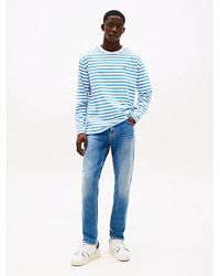 Tommy Hilfiger - Vaqueros Austin Ajustados Y Desteñidos Con Pernera Cónica - Lyst