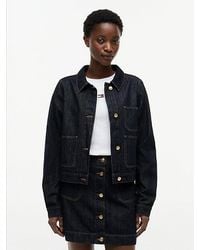 Tommy Hilfiger - Tone Button Denim Jacket - Lyst