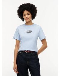 Tommy Hilfiger - Logo Interlock Knit Crew Neck T-Shirt - Lyst