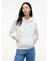 Tommy Hilfiger - Brushed Fleece Drawstring Hoody - Lyst