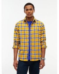 Tommy Hilfiger - Tommy Jeans Regular Fit Check Brushed Flannel Shirt - Lyst
