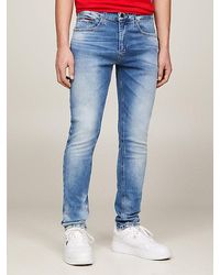 Tommy Hilfiger - Slim Fit Tapered Jeans Met Fading - Lyst