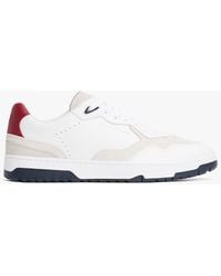 Tommy Hilfiger - Baskets En Cuir Multitextures - Lyst