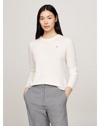 Tommy Hilfiger - Pure Wool Crew Neck Jumper - Lyst