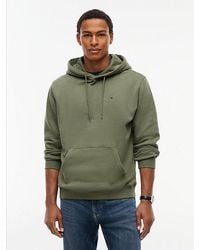 Tommy Hilfiger - Tommy Jeans Flag Embroidery Fleece Drawstring Hoody - Lyst