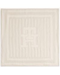 Tommy Hilfiger - Chic Pure Silk Twill Square Scarf - Lyst