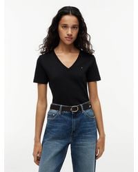 Tommy Hilfiger - Slim V-neck T-shirt - Lyst