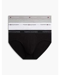 Tommy Hilfiger - 3-Pack Signature Repeat Logo Waistband Briefs - Lyst