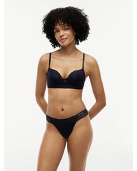 Tommy Hilfiger - Wireless Padded Push-up Triangle Bra - Lyst