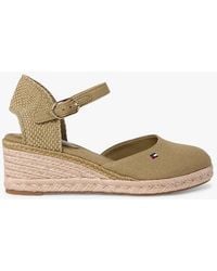 Tommy Hilfiger - Canvas Wedge Espadrilles - Lyst