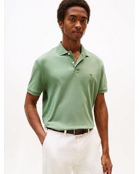 Tommy Hilfiger - Regular Fit Polo Met Geborduurde Vlag - Lyst
