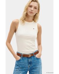 Tommy Hilfiger - Slim Crew Neck Tank Top - Lyst