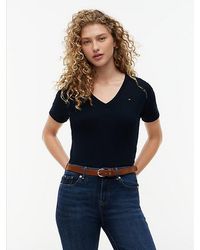 Tommy Hilfiger - Slim V-Neck T-Shirt - Lyst