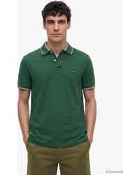 Tommy Hilfiger - Heritage Regular Fit Stripe Trim Polo Shirt - Lyst