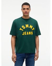 Tommy Hilfiger - Tommy Jeans Classic Logo Oversized Jersey T-Shirt - Lyst
