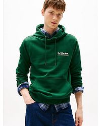 Tommy Hilfiger - Terry-Hoodie Mit Grafik Hinten - Lyst
