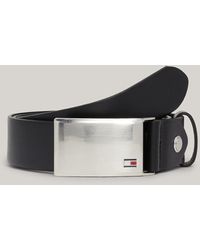 Tommy Hilfiger - Adjustable Logo Plaque Belt - Lyst