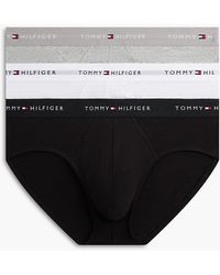 Tommy Hilfiger - 3-Pack Signature Repeat Logo Waistband Briefs - Lyst