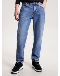 Tommy Hilfiger - Ethan Relaxed Straight Jeans Met Geborduurd Logo - Lyst