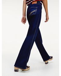 Tommy Hilfiger High Rise Flared Jeans - Blauw