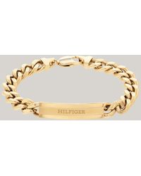 Tommy Hilfiger - Ionic Gold-plated Chain-link Bracelet - Lyst