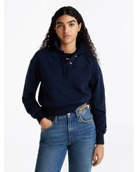 Tommy Hilfiger - Polo Collar Terry Sweatshirt - Lyst