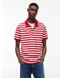 Tommy Hilfiger - Regular Fit Stripe Jersey Polo Shirt - Lyst