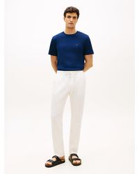 Tommy Hilfiger - Harlem Tapered Leg Linen Blend Chinos - Lyst