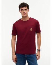 Tommy Hilfiger - Crest Pocket Fluid Cotton T-Shirt - Lyst
