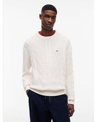 Tommy Hilfiger - Tommy Jeans Tommy Flag Cable Knit Jumper - Lyst