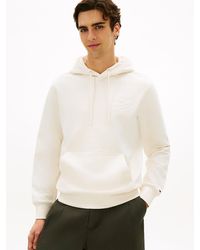 Tommy Hilfiger - Logo Embroidery Terry Hoody - Lyst