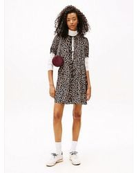 Tommy Hilfiger - Minivestido Con Lazada Y Estampado - Lyst